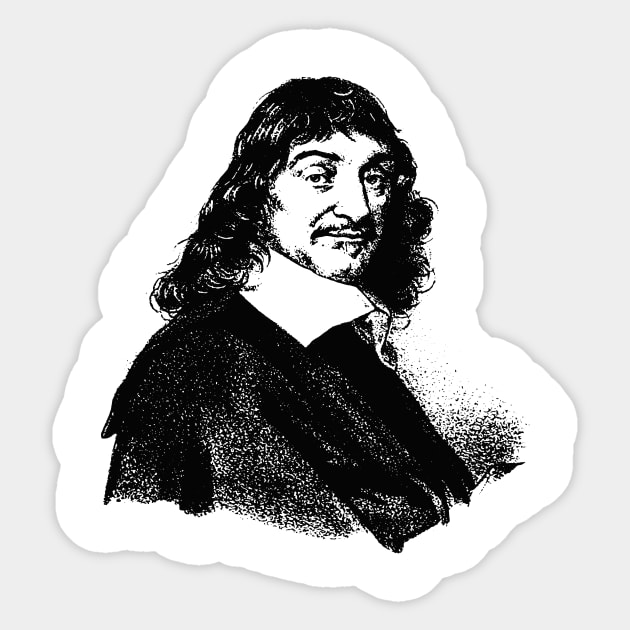 Rene Descartes Sticker by olemanner